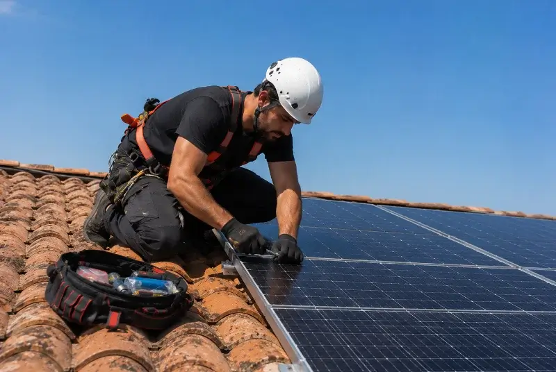 Maintenance et monitoring de panneaux solaires à Réminiac